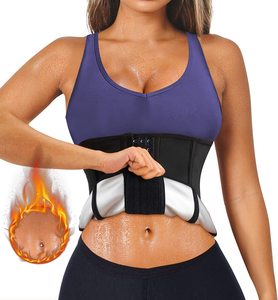 Women's 4 Row Hooks Sweat Waist Trimmer Shaper Breathable Exercise Workout Sauna for <strong>Weight</strong> Loss <strong>Trainer</strong> - Product Image 2