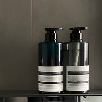 Bouteille de gommage en plastique 100ml 200ml/300ml personnalisée pour shampooing et lavage corporel bouteille de pompe de lotion de sérigraphie cosmétique
