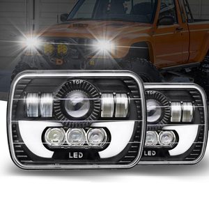 Barra de Luz LED de Alta Potencia de 40 W, 5x7, 5 Pulgadas, 12 V, H4, 6000 K, 4000 LM, para SUV, UTV - Product Image 4