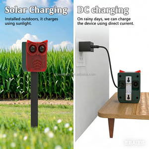 Allarme Solare da Esterno con Sensore di Movimento, Sirena di Sicurezza ad Alto Volume 129dB con Suono di Abbaiamento per Fattoria - Product Image 2