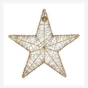 Ornements d'étoiles en métal pour la décoration de fête de la maison Étoiles de table de Noël au prix de gros pour les décorations de Noël - Product Image 6