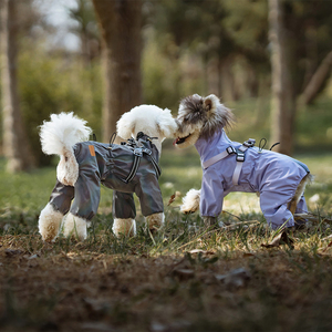 Chubasquero reflectante para perros al por mayor, chubasquero para perros, chubasquero de invierno de fábrica de cuatro patas, ligero, resistente al agua, ropa sostenible para mascotas - Product Image 6