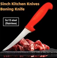Couteau à désosser en acier inoxydable 3Cr13, couteau de chef avec manche en plastique, hachoir à viande, couteau à désosser durable de style industriel, outils de cuisine