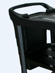 Chariot de nettoyage AF08179A-H d'hôtel, chariot utilitaire de stockage, chariot utilitaire roulant à 3 niveaux et chariot, produits de nettoyage - Product Image 3