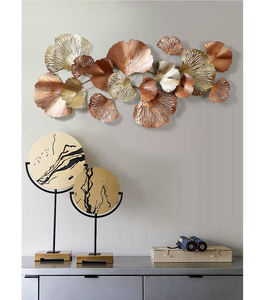 Décoration murale créative pour bar de salon, pour la maison, Style industriel, décor mural <span class=keywords><strong>Ginkgo</strong></span> <span class=keywords><strong>biloba</strong></span>, artisanat en fer - Product Image 3