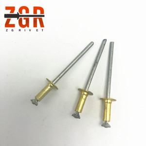 Thiên Tân Nhà Sản Xuất Màu Đen Màu Đỏ Anodized Nhôm Thép Màu Loại Pop Đinh Tán Mở Đầu Mù Đinh Tán - Product Image 5