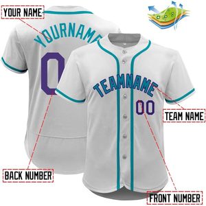 Camiseta de béisbol de malla personalizada con botones, nombre y número cosidos, unisex, para adultos, transpirable, deportiva - Product Image 3