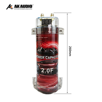 Amplificateur audio de modification automobile AK-E202 2.0F, caisson de basses, condensateur Farah 2.0F