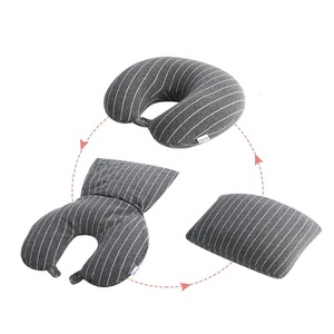 Nuevo estilo deformable almohada multifuncional portátil <span class=keywords><strong>de</strong></span> viaje protector <span class=keywords><strong>de</strong></span> cuello <span class=keywords><strong>microesferas</strong></span> en forma <span class=keywords><strong>de</strong></span> U almohada - Product Image 1