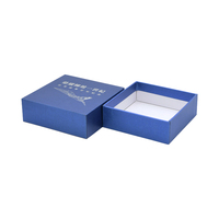 Boîte à bijoux rigide personnalisée haut de gamme avec pelliculage mat, emballage en carton écologique, design intérieur épuré, boîte avec couvercle et base