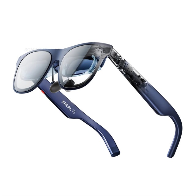 XREAL 1S AR Smart Glasses 2D/3D Self-Dev X1 Chip Aerial Giant Screen 500-Inch 52FOV 3DoF 1200P 1920*1200*2 700nits