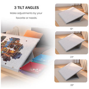 Table de <span class=keywords><strong>puzzle</strong></span> inclinable personnalisable avec logo, pliable, gain de place, base antidérapante et stable, ergonomique, pour jeux à domicile, cadeau, table de <span class=keywords><strong>puzzle</strong></span> - Product Image 5