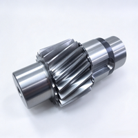 Arbre de transmission hélicoïdal en acier usiné CNC de précision personnalisable, pièces usinées sur mesure