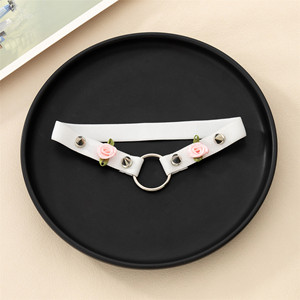 Nouvelle <span class=keywords><strong>Jarretière</strong></span> Sexy Personnalisée à Bande Élastique avec Anneau en O et Rivets, <span class=keywords><strong>Jarretière</strong></span> de Jambe pour <span class=keywords><strong>Mariage</strong></span>, <span class=keywords><strong>Jarretière</strong></span> de Cuisse Ajustable pour Filles avec Fleur - Product Image 3