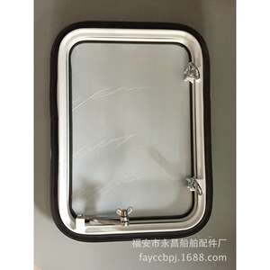 Ventanas Rectangulares de Aleación de Aluminio de Alta Resistencia para Camarote Marino, Apertura Izquierda, Nuevas, Herrajes de Acero con Rodamientos - Product Image 3