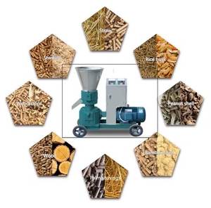 LDPE feu de bois engrais organique fumier de poulet bentonite machine à granulés - Product Image 2