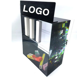 Acrylic nhiều lớp lưu trữ Giá hiển thị sáng đứng cho phun thuốc lá Hộp mực tủ hàng hóa - Product Image 4