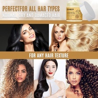 Crème capillaire réparatrice hydratante naturelle et biologique à l'huile d'argan marocaine, personnalisable avec logo, pour la prévention de la chute des cheveux