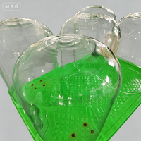 Couvre-crémaillères et cloches en quartz transparent de haute pureté sur mesure, dômes en quartz résistants aux hautes températures |   Vente en gros