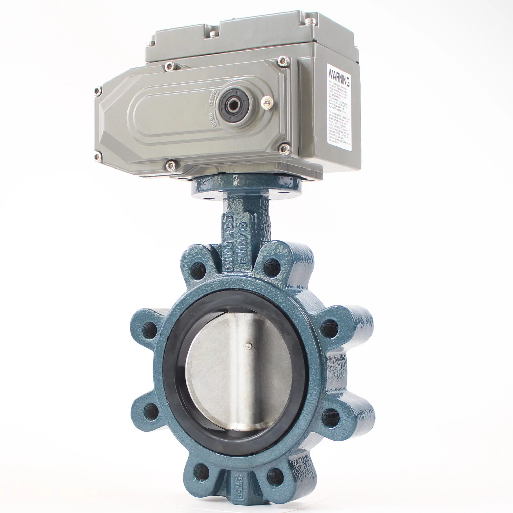 pn10 pn16 ductile iron body concentric lug type butterfly valve dn400