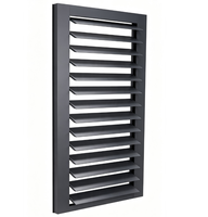 Système de ventilation mural vertical moderne Windowmate, décoration de façade, pare-soleil extérieur réglable, aluminium écologique