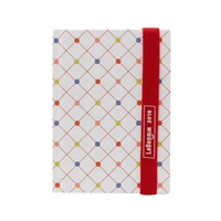 Carnet de notes personnalisé BYN, papier imprimé, couverture rigide, fermeture élastique, plastification mate, format A6