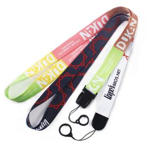 Manufacturer Cheap Sublimation Printed Short Wrist <b>Lanyard</b> USB Keychain <b>Lanyards</b> With Logo Custom - Product Image 5