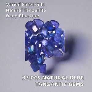 33 Piezas de Tanzanita Azul Natural de 8mm y 18mm, Corte Ovalado Octogonal, 136 Quilates, Calidad Iroc Sales, Gema de Origen TZ, US$204 - ¡Venta! - Product Image 2