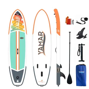Новая стильная надувная доска-весло для серфинга и водных видов спорта с насосом
