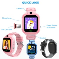 Nuevo Reloj Inteligente para Niños LT37 4G con Llamada SOS, Ubicación GPS, Videollamada, Correa de Silicona Hipoalergénica