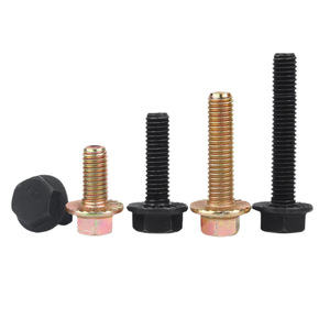 Bai Rui Hexagonal Flange Bolts Stainless Steel Class 10.9 12.9 Zinc Finish High Strength Internal Hex Screws - Product Image 4