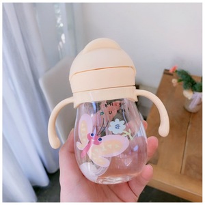 Gobelet à eau pour bébé en gros, paille, mignon, <span class=keywords><strong>anti</strong></span>-étouffement, sangle, boule de gravité, gobelet d'<span class=keywords><strong>apprentissage</strong></span> pour enfants de maternelle, poignée portable - Product Image 6