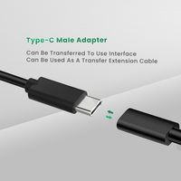 2 pines redondos de alta corriente macho hembra 24V 12V 5A cargador Pogo Pin Cable con PCB magnético USB tipo C conector