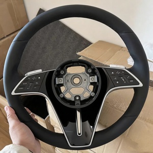 <span class=keywords><strong>Volant</strong></span> complet en cuir sur mesure fabriqué en usine pour <span class=keywords><strong>Mercedes</strong></span> Benz E207 C197 W204 W205 W209 W210 - Product Image 3