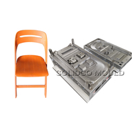 Muebles de Plástico para Exteriores, Silla Plegable y Apilable, Molde para Mesa Plegable