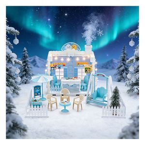 Mini Casa de Juguete Creativa para Armar, Set de PVC con Dormitorio, Cocina, Baño y Muebles, Regalo Unisex para Niños, Cumpleaños - Product Image 5