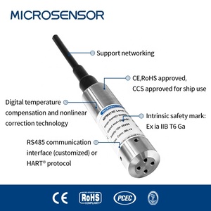 MICROSENSOR HART SS316L IP68 Gauge <b>Level</b> <b>Sensor</b> for Water <b>Oil</b> Chemical - Product Image 4