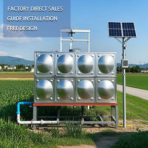 Réservoir d'eau carré et rectangulaire en acier inoxydable de qualité alimentaire Réservoir de stockage d'eau potable sous pression 220V - Product Image 1