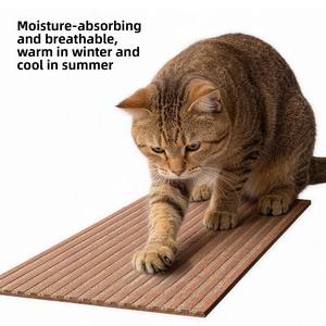 Tiragraffi per Gatti in Sughero con Pannello Emotivo Integrato, Resistente all'Usura e ai Graffi, Non Lascia Residui, Giocattolo per Gatti - Product Image 2