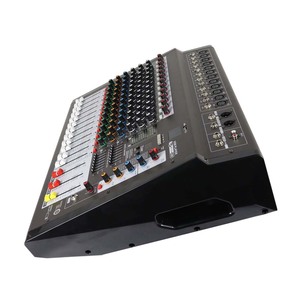 Gooermi-Consola de 12 canales, mezcla de 16 efectos <span class=keywords><strong>DSP</strong></span>, interfaz USB, mezclador de audio de potencia de sonido para puesta en escena - Product Image 3
