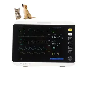 SY-C005V-1 핫 세일 다목적 수의학 모니터 ECG 심박수 수의학 모니터 (옵션 ETCO2 포함)