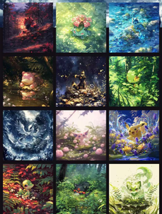 Nouvelles ventes flash YQ : Cartes à collectionner carrées de la série Pokémon World Vol.7, boîte mystère colorée, coffret booster, cartes à échanger - Product Image 2