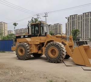 Cargadora de Ruedas Usada Caterpillar 966F 2020, Carga Nominal de 7 Toneladas, Equipo de Movimiento de Tierras para Construcción Pesada, Rodamientos y Caja de Cambios - Product Image 1
