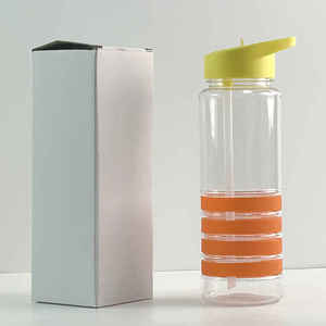 Gourde Sportive Réutilisable avec Bec Verseur à Ventouse, en Plastique Alimentaire Étanche et Anti-Corrosion, pour Utilisation Extérieure, 600ml - Product Image 3