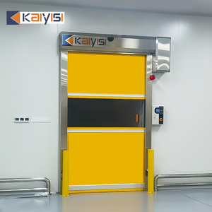 Kit de <span class=keywords><strong>Puerta</strong></span> Eléctrica de Diseño Moderno Personalizable, <span class=keywords><strong>Puerta</strong></span> Enrollable de PVC, Estilo Abierto, Impermeable, de Acero Inoxidable, de Alta Velocidad - Product Image 5
