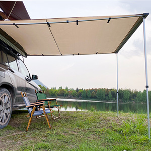 Yüksek kaliteli 4WD açık geri çekilebilir araba çatı üst çadır 4x4 SUV yan tente araba kamp tente için Offroad - Product Image 1
