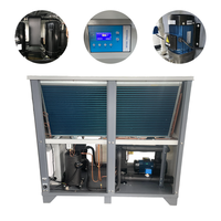 Refroidisseur industriel à spirale de 20 à 50 CV pour process chimiques, avec échangeur de chaleur à plaques et protection antigel