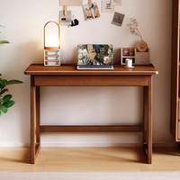 Bureau en bois massif simple et moderne minimaliste, table étroite de 45 cm de large pour petit appartement, étudiant, maison, étude, chambre, ordinateur, bureau
