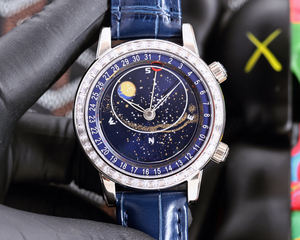 Reloj Mecánico Elegante y Prestigioso con Esfera Misteriosa de Cielo Estrellado, que Combina los Estilos Casual y de Negocios - Product Image 5