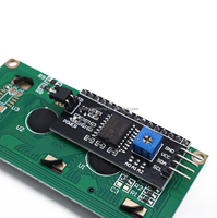 Módulo adaptador de interfaz serie IIC/I2C para pantalla LCD1602+I2C 1602 16x2 1602A azul/verde